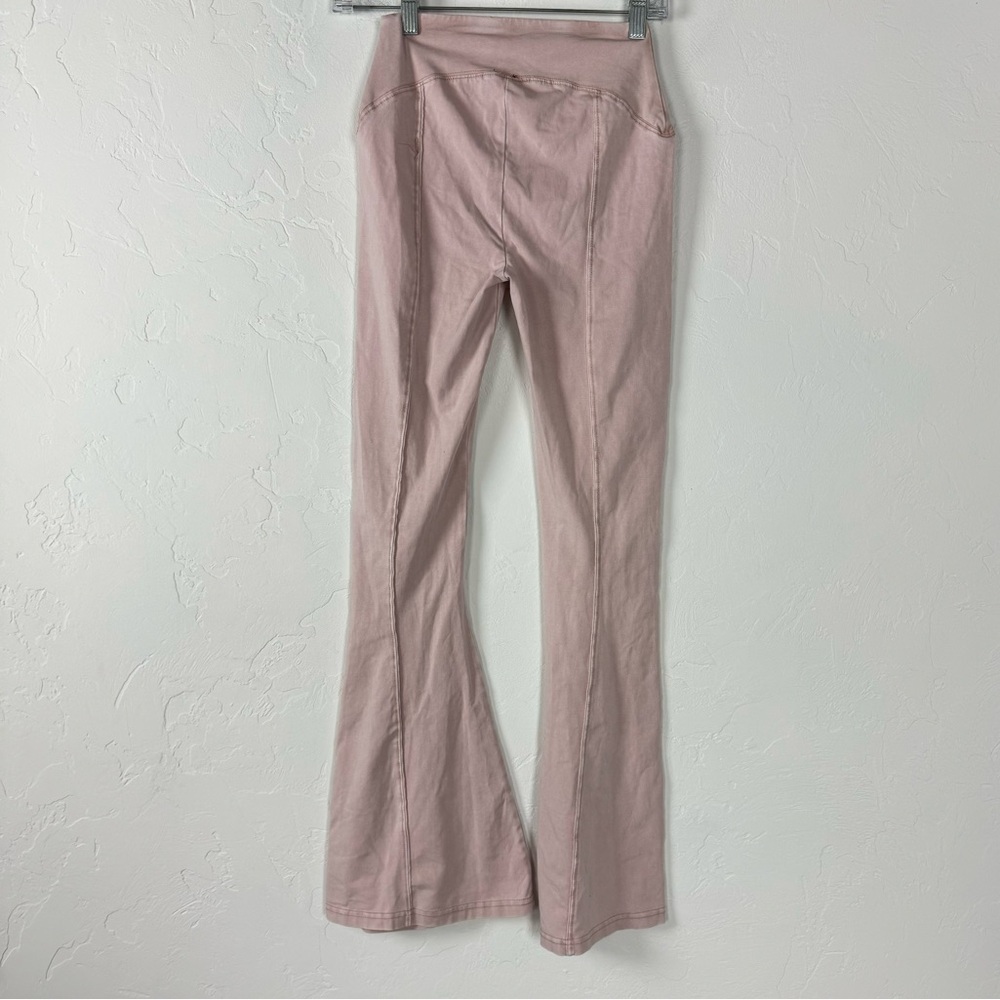 Urban Outfitters Out From Under Leggings Pants Aria Seamed Light Pink Knit Solid - Picture 2 of 9